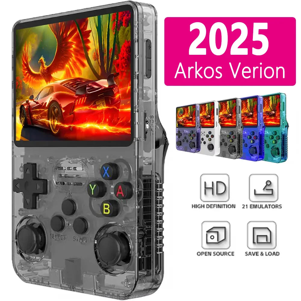 R36S Retro 3.5Inch IPS Screen Handheld Game Console Open Source Linux System 64G 256G 15000+ Games Pocket Video Player VS RGB20S - Merit Sell