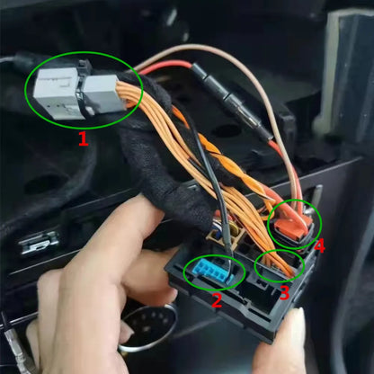 RCD330 Car Trunk Handle Rear View Dynamic Trajectory Camera For MQB PQ MIB Audi A3 S3 A4L A5 Q2 Q3 Q5 Q7/VW Tiguan Touran Passat - Merit Sell