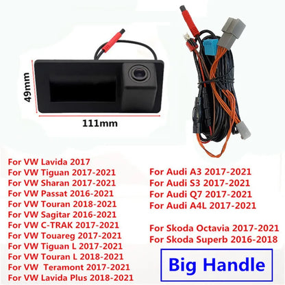 RCD330 Car Trunk Handle Rear View Dynamic Trajectory Camera For MQB PQ MIB Audi A3 S3 A4L A5 Q2 Q3 Q5 Q7/VW Tiguan Touran Passat - Merit Sell