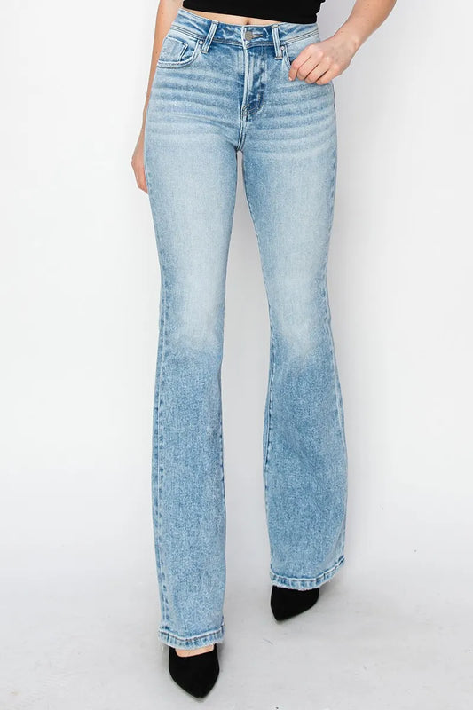 RISEN High Rise Bootcut Jeans - Merit Sell