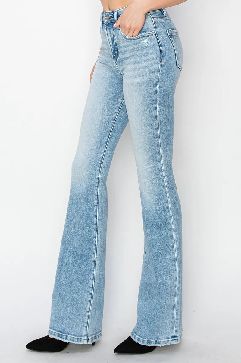 RISEN High Rise Bootcut Jeans - Merit Sell