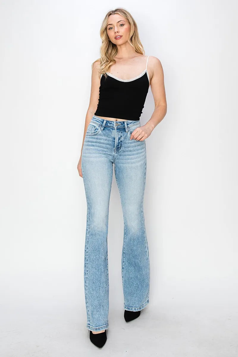 RISEN High Rise Bootcut Jeans - Merit Sell