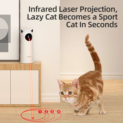 ROJECO Automatic Cat Toys Interactive Smart Teasing Pet LED Laser Indoor Cat Toy Accessories Handheld Electronic Cat Toy For Dog - Merit Sell