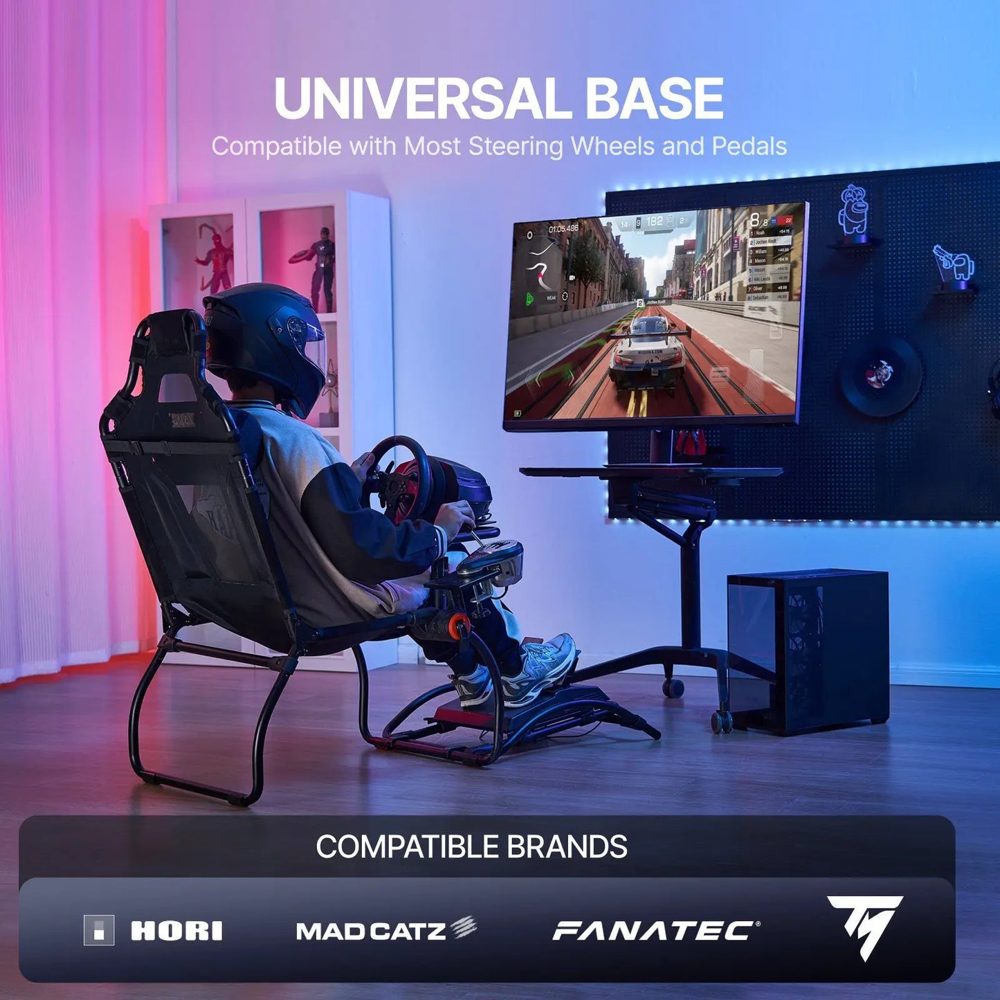 Racing Wheel Stand Foldable for Logitech G923/G920/G29 Compact - Merit Sell