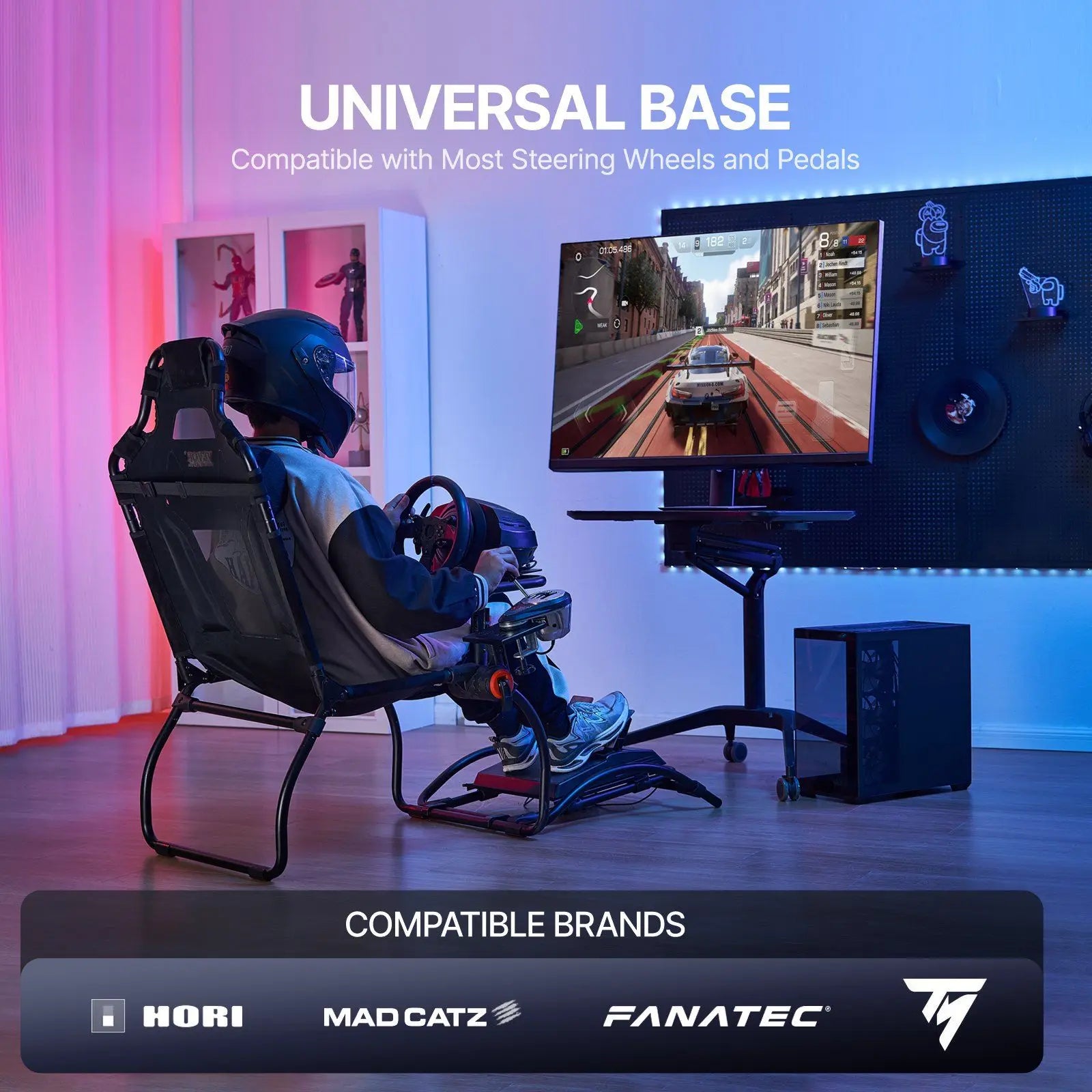 Racing Wheel Stand Foldable for Logitech G923/G920/G29 Compact - Merit Sell