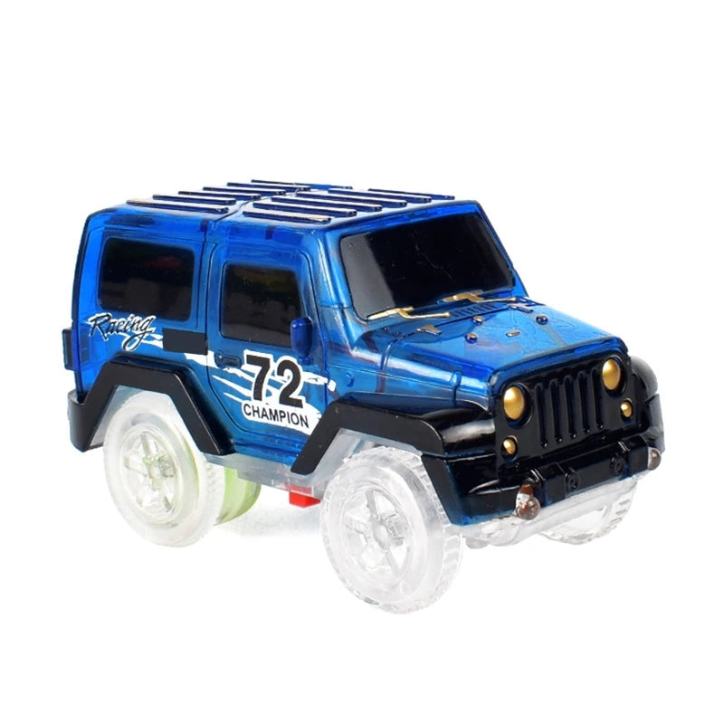 Rail & Electric Track Toy Car for Play Vehicle Luminous Car Toy Baby Favorite Gi - Merit Sell