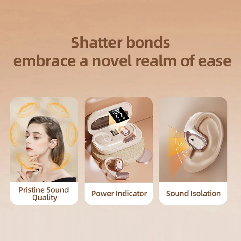 Real Time Translator Earbuds 142 Languages Noise Cancelling Instant Translated Smart Voice Translator for Sports Business Travel - Merit Sell