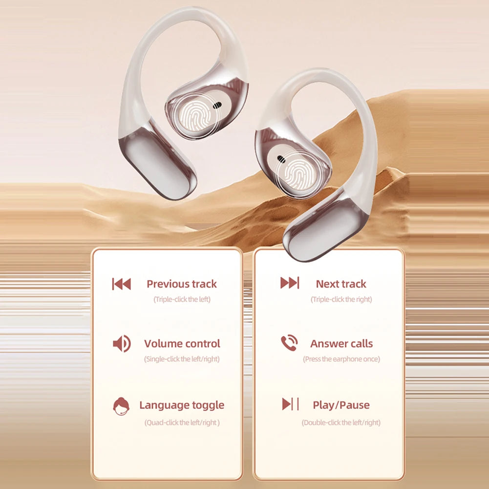 Real Time Translator Earbuds 142 Languages Noise Cancelling Instant Translated Smart Voice Translator for Sports Business Travel - Merit Sell