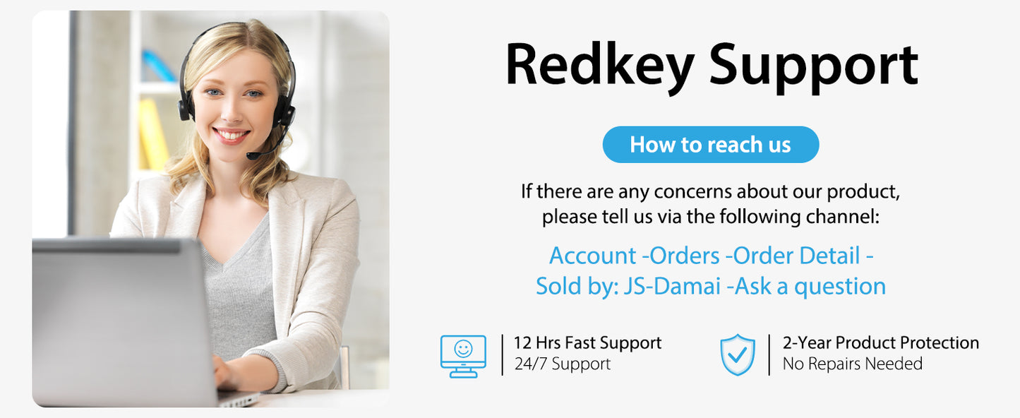 Redkey W15 Cordless Wet Dry Vacuum Cleaner 3 in1 , Self-Washing Self Propelled, 0.2in Edge Cleaning, Powerful Suction - Merit Sell