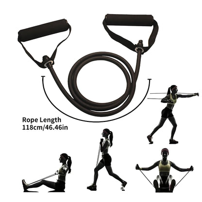 Resistance Bands With Handles, Exercise Bands, Workout Bands With Handles For Men Women, Strength Training Equipment At Home - Merit Sell
