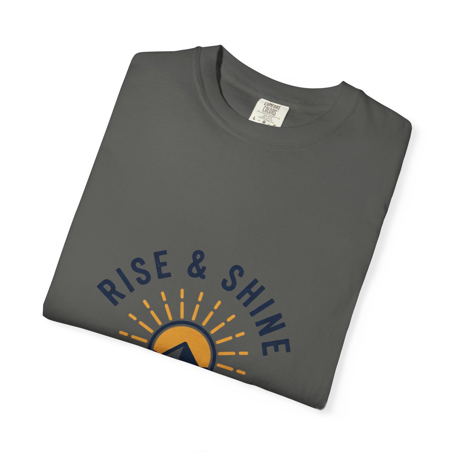 Rise & Shine Mountain T-Shirt — "Embrace the Journey" Inspirational Tee