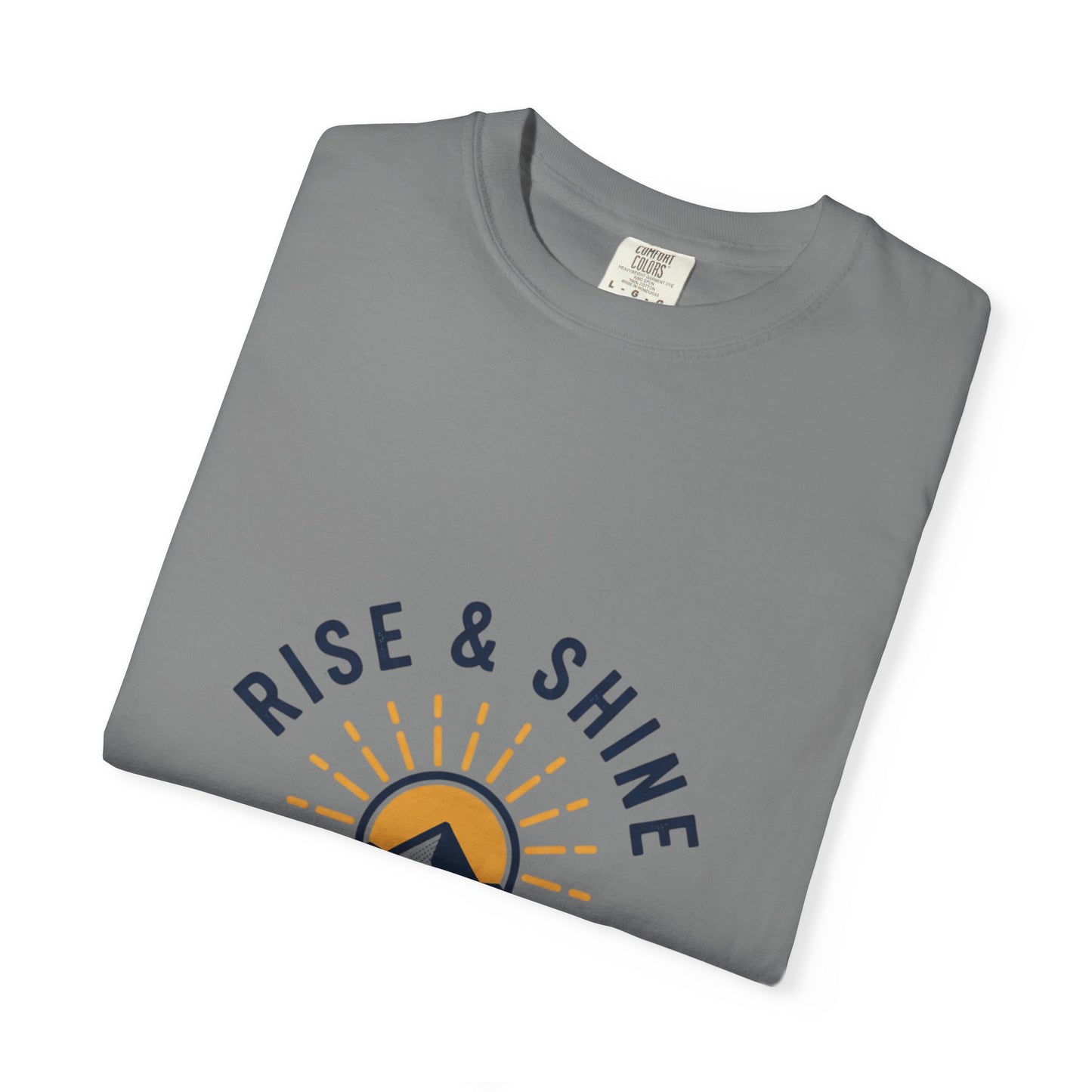 Rise & Shine Mountain T-Shirt — "Embrace the Journey" Inspirational Tee
