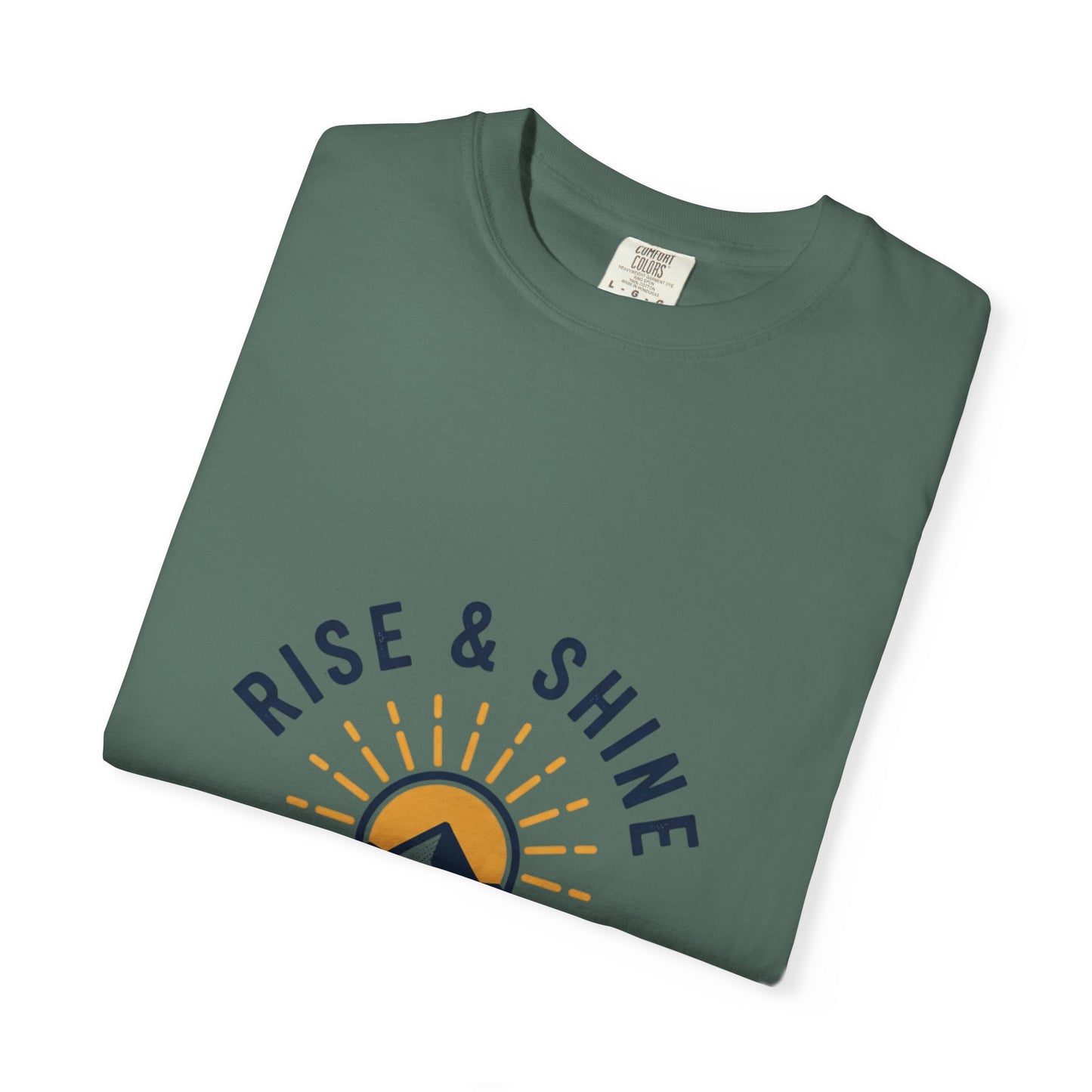 Rise & Shine Mountain T-Shirt — "Embrace the Journey" Inspirational Tee