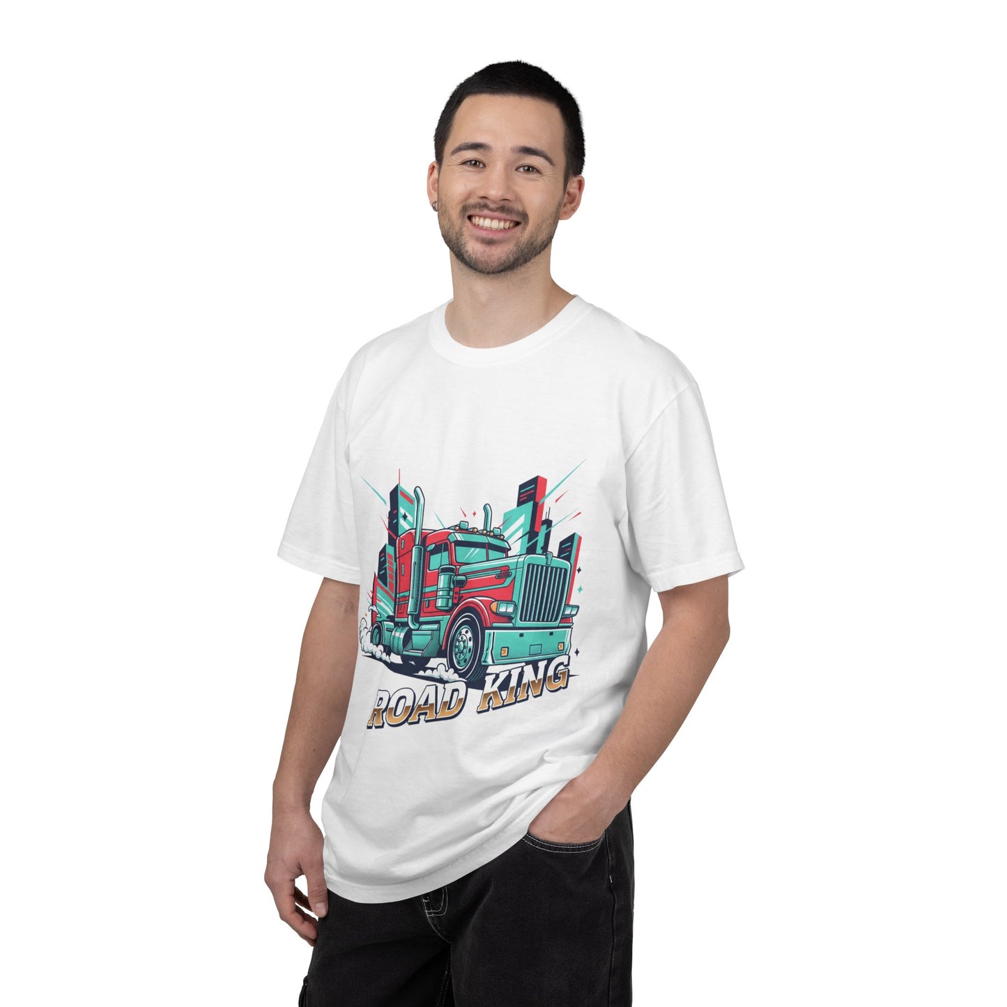 Road King Trucker T-Shirt — Retro Semi Truck Graphic Tee