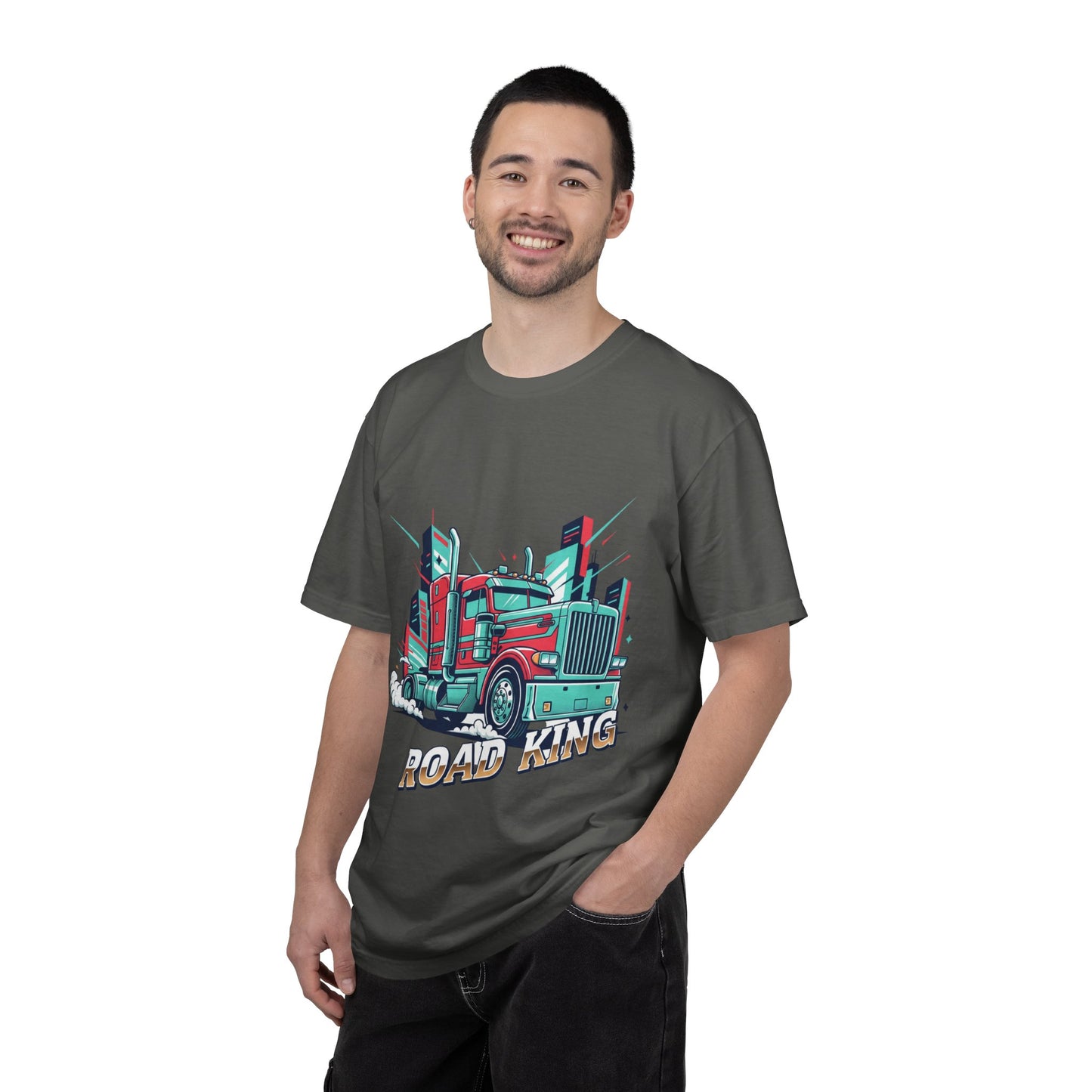 Road King Trucker T-Shirt — Retro Semi Truck Graphic Tee