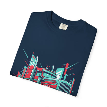 Road King Trucker T-Shirt — Retro Semi Truck Graphic Tee