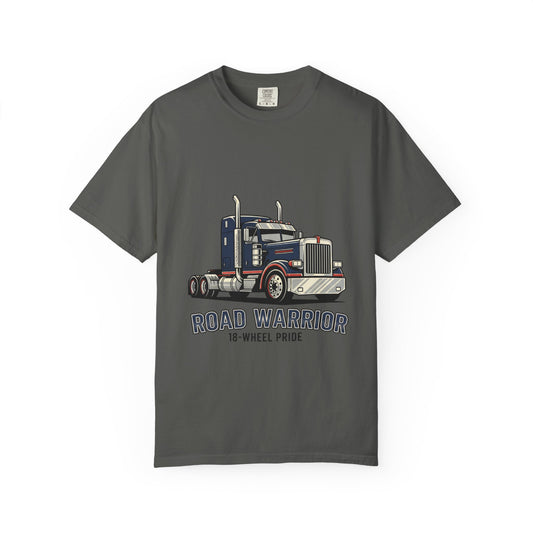 Road Warrior 18-Wheel Pride Trucker T-Shirt Merit Sell