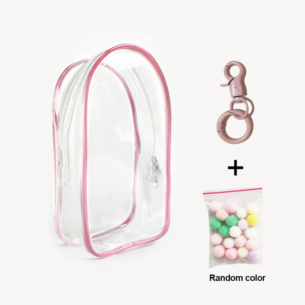 Ropa Labubu Transparent Protector Case Display Bag For 15/17cm Labubu V2 Storage Bag Doll Outfit Accessories【Only Case】 - Merit Sell