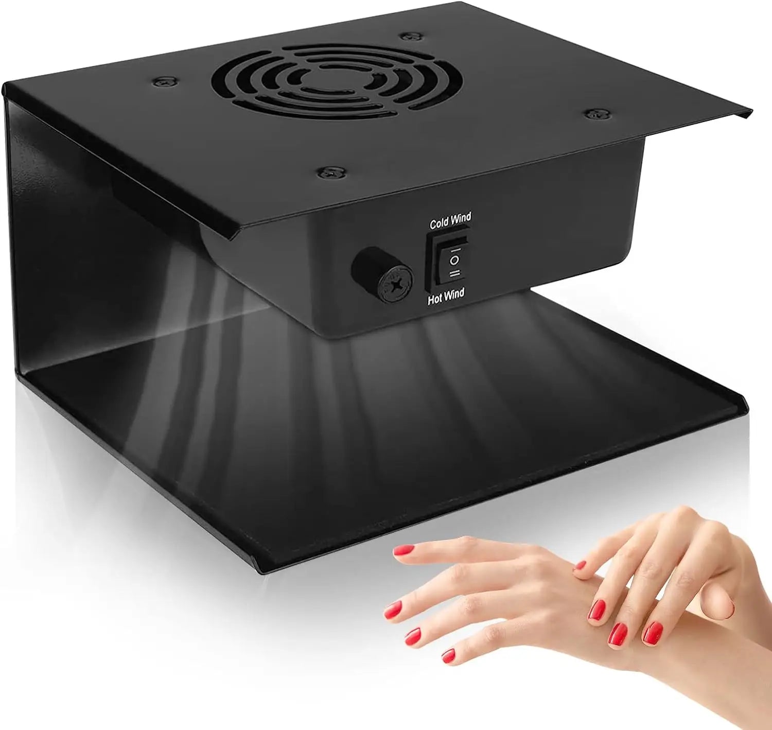 Polishing Nail Dryer Hot Air And Cold Air Professional Dry Glue Professional Nail Enhancement Tool Art Gel Dryer Nail Salon