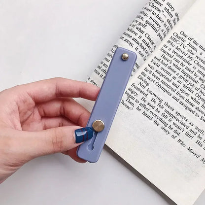 Phone Stand Grip Candy Color Silicone Telescopic Finger Strap Mobile Phone Desktop Bracket Smartphone Support