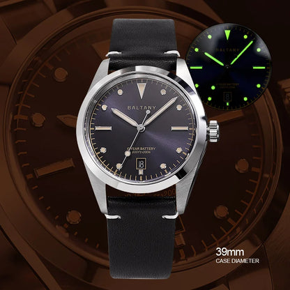 Baltany Explorer Homage Quartz Watch S4041 200m Waterproof Ronda 715li Movement 39MM Stainless Steel Retro Sports Men's Watches