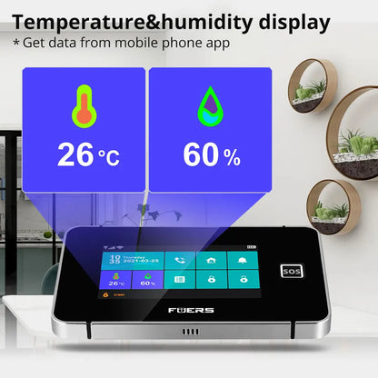 433MHz wireless sensors included with FUERS G60B smart home alarm system