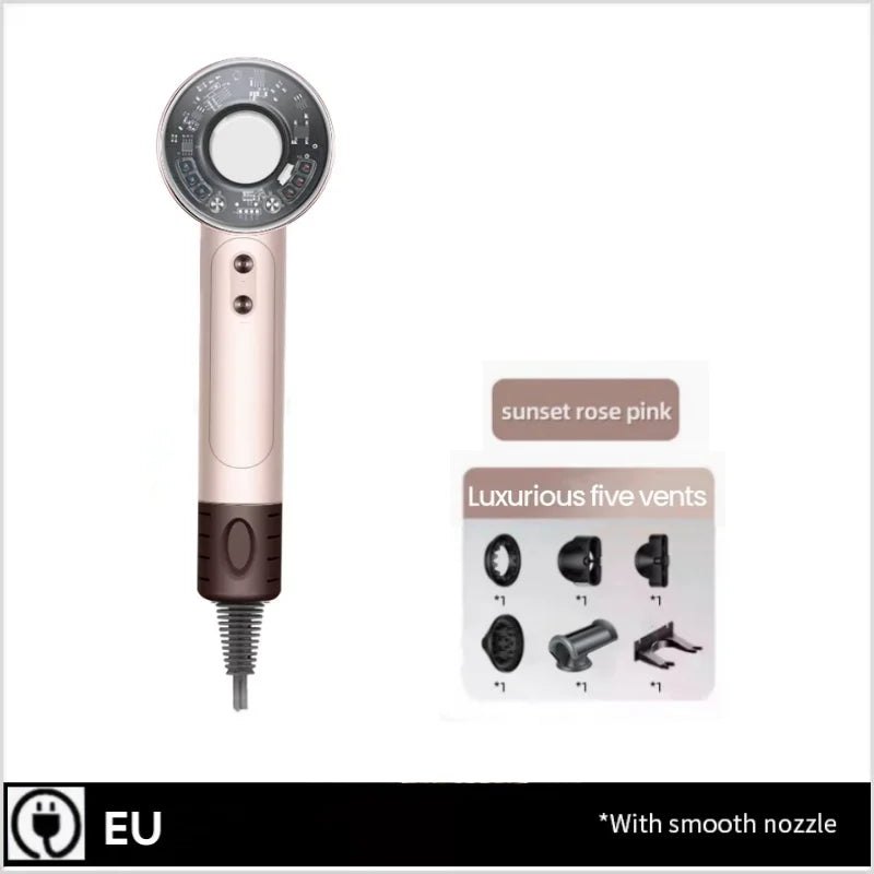 Super Hair Dryer Leafless High Speed Negative Ion Hair Care 160000RPM Fas Dry 220V Super Home Hair Salon Blow Dryer