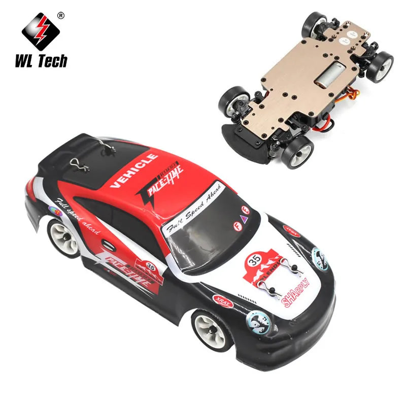 WLtoys K969 1:28 4WD 2.4G Mini RC Racing Car High Speed Off-Road Remote Control Drift Toys Alloy Vehicle for Children Kids Gift
