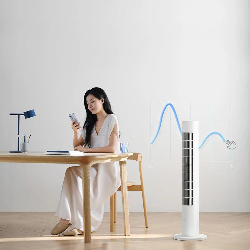 XIAOMI MIJIA Smart DC Inverter Tower Fan 2,Energy-Saving,150° Ultra-Wide-angle Ventilation,100* Adjustable Speed Levels,For Home