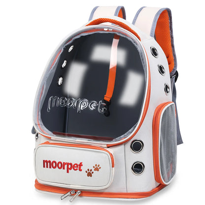 Universal Portable Transparent Large Capacity Breathable Backpack Pet Bag for Dogs And Cats Mobile Pet Carrier