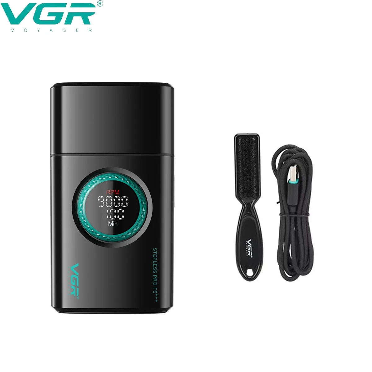 VGR Electric Shaver Professional Razors Reciprocating Foil Shaver Rechargeable Beard Trimmer Metal Shaving Machine for Men V-378