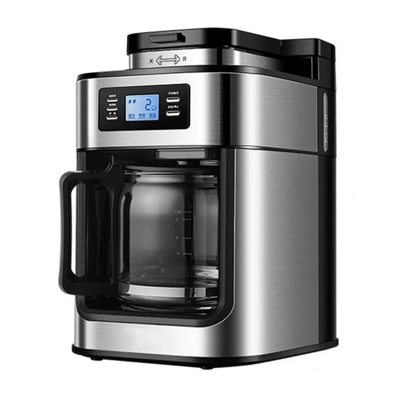 DIVEDEER automatic coffee machine grinder Home office American small grinder one American drip coffee pot