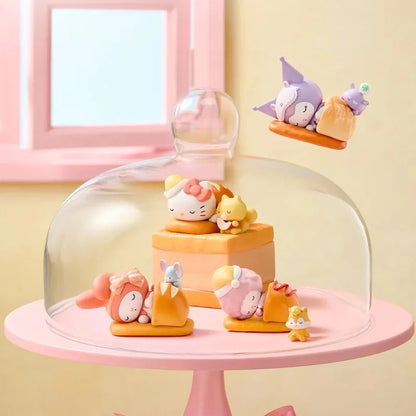 MINISO Sanrio Happy Baking Series Figice Blind Box Genuine Trendy Toy Surprise Gift for Girls