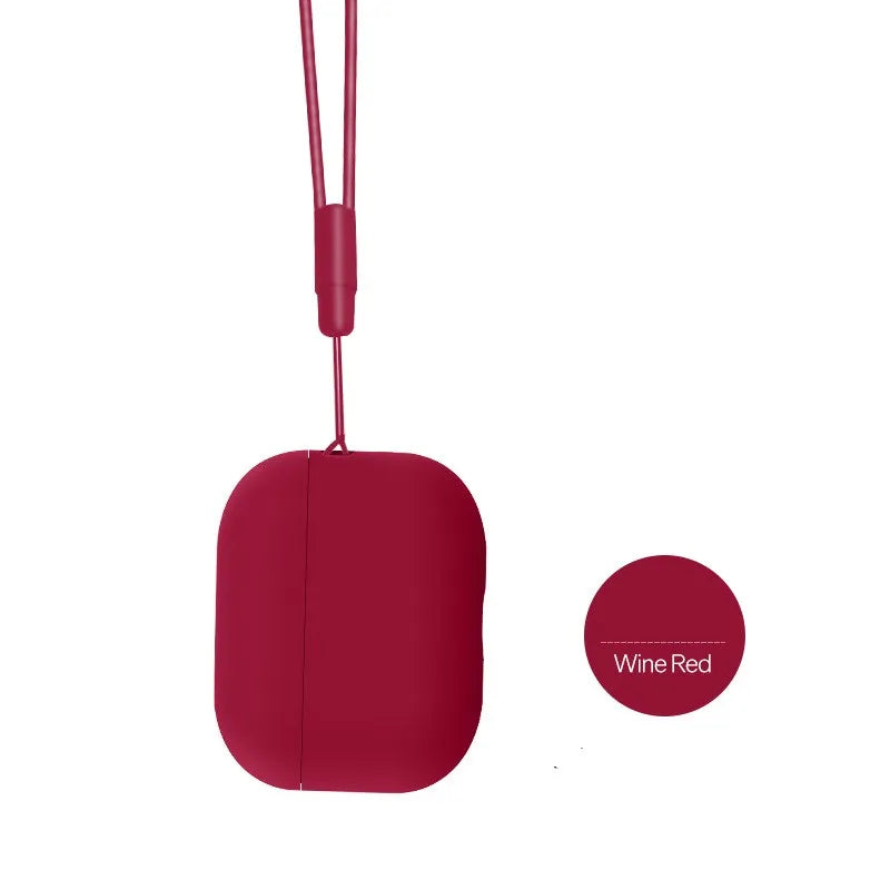 For AirPods Pro 3 2025 Case Silicone Protector for airpods Pro Front LED Visible Pro 2 Case cover with Lanyard for airpods pro 2 - Merit Sell