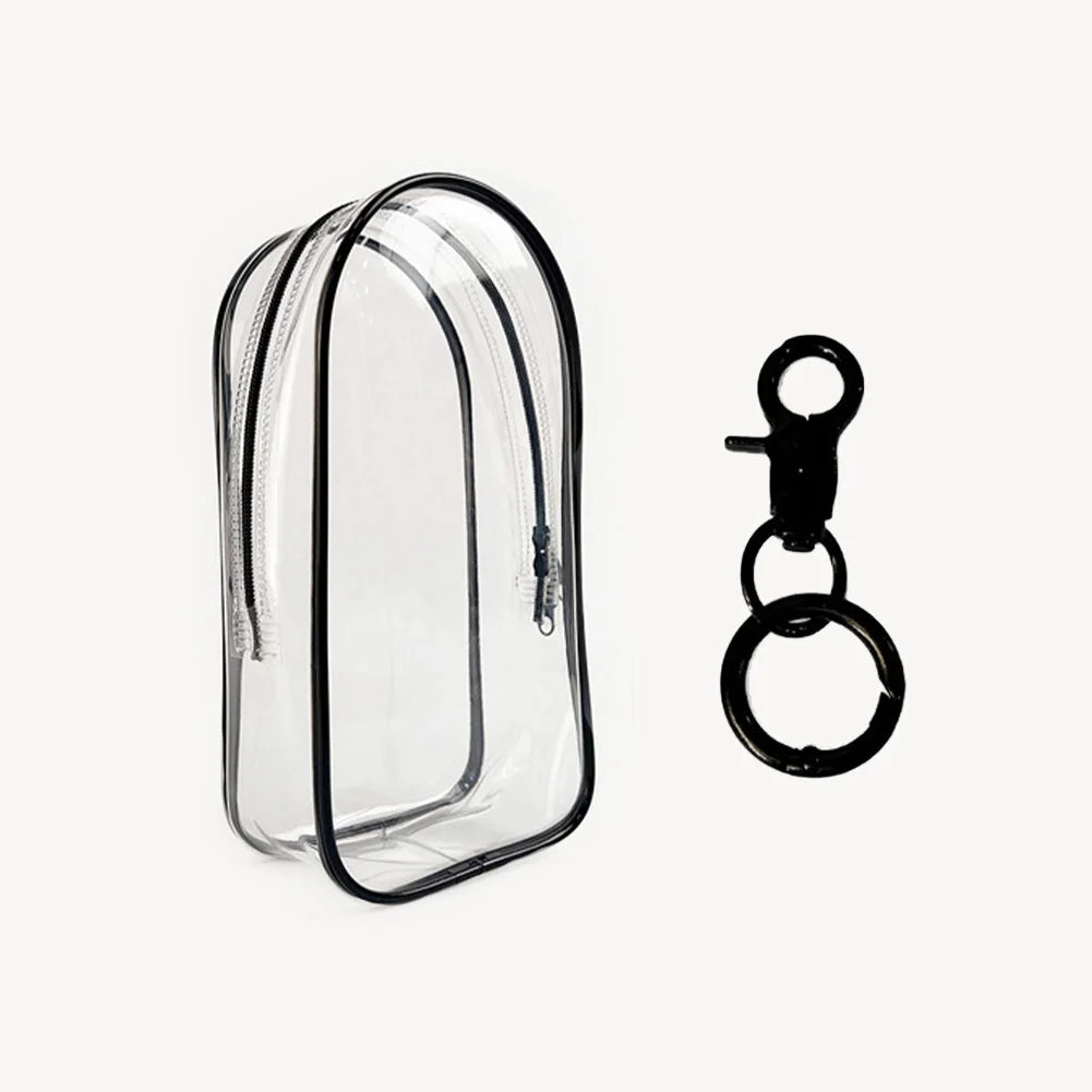 Ropa Labubu Transparent Protector Case Display Bag For 15/17cm Labubu V2 Storage Bag Doll Outfit Accessories【Only Case】