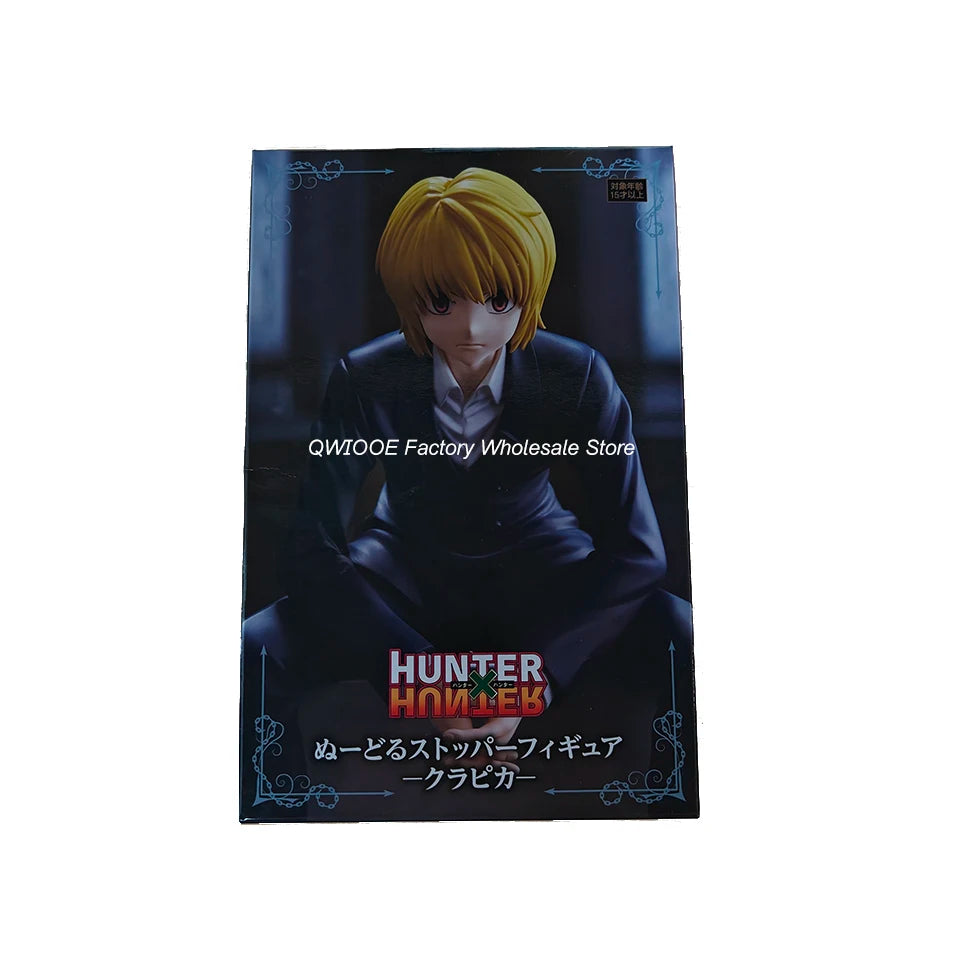 Original Genuine FURYU Hunter Hunter 14cm Kurapika Noodle Stopper PVC Anime Action Figure Toys Collection Model Gift Wholesale