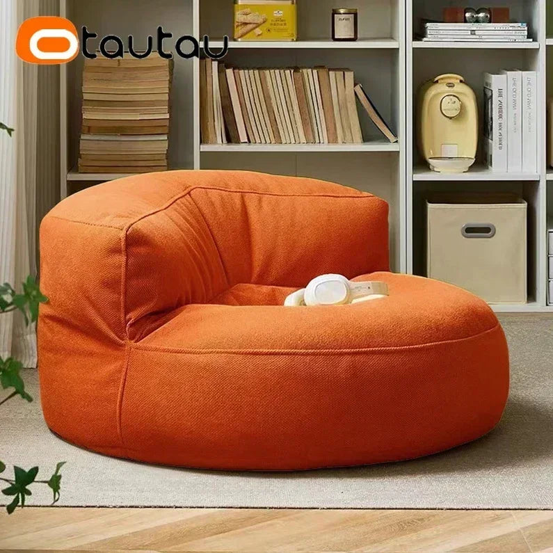 OTAUTAU Filled Bean Bag with Filler Waterproof Beanbag Pouf Chair Garden Beach Pool Puff Ottoman Salon Sofa Seat SF133