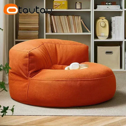 OTAUTAU Filled Bean Bag with Filler Waterproof Beanbag Pouf Chair Garden Beach Pool Puff Ottoman Salon Sofa Seat SF133