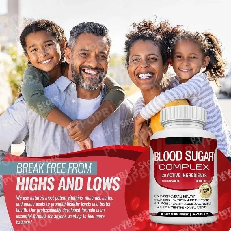 Blood Sugar Capsules Daily Wellness Supplements with Cinnamon & Alpha Lipoic Acid Ingredient Metabolic Balance Support 60 Count