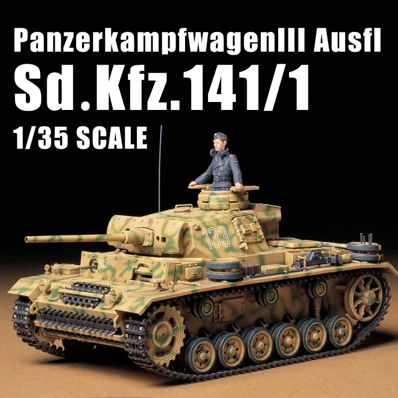 1/35  TAMIYA assembly model 35215 German Pz.Kpfw.III Ausf.L Tank Model Kit