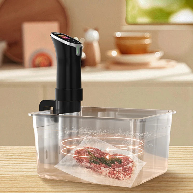 1100W Vacuum Sous Vide Cooker IPX7 Waterproof Electric Slow Cooker Immersion Circulator Accurate Cooking With Digital Display