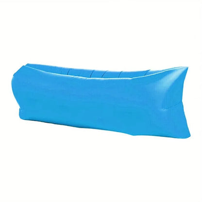 Inflatable Lazy Sofa Bed, Portable Camping Sofa Mattress, Foldable Festival Recliner for Outdoor Beach outskirts single-person