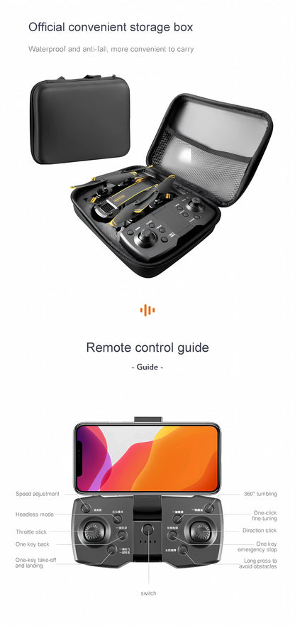 QJ S6/G6 GPS Drone 4K Professional HD Camera Foldable Quadcopter RC Helicopter FPV WIFI Obstacle Avoidance C0 Dron toys