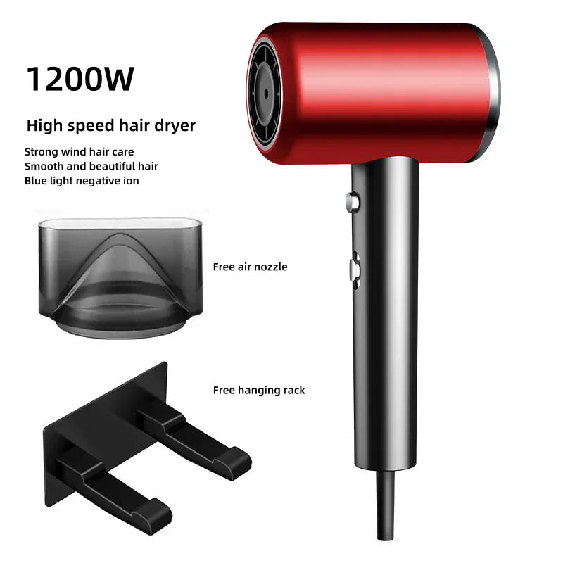 New Folding Hair Dryer with High Power, Fast Drying, Blue Light Ion Silence, Convenient Travel, Hair Dryer for Home Use