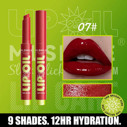 Jelly Solid Lip Gloss Make-up Hydrating Mirror Red Brown Lipstick Clear Moisturizing Lip Tint Nature Nude Lipstick Pen Cosmetics