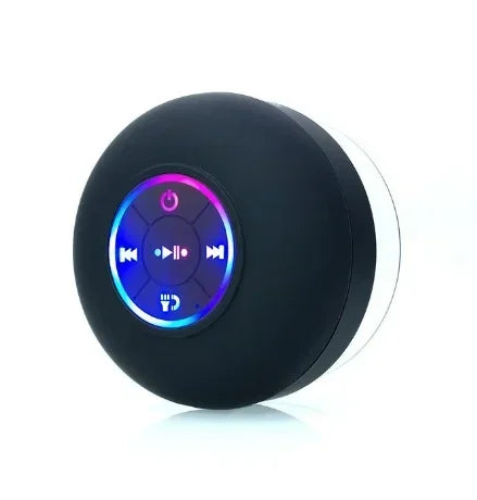 New Bathroom Waterproof Wireless LED Bluetooth Speaker Large Suction Cup Mini Portable Speaker Outdoor Sports Stereo Speaker