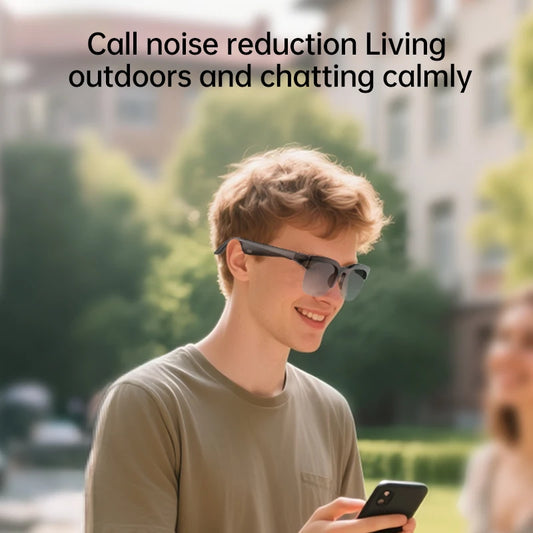 XG89 Smart Sunglasses Bluetooth Enabled UV Protection Voice Control Real-Time Translation Wireless Bluetooth Translation Eyewear