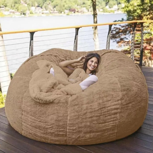 Blue Designer Lazy Bean Bag Sofa European Modern Individual Floor Lazy Bean Bag Sofa Living Room Divano Soggiorno Home Furniture - Merit Sell