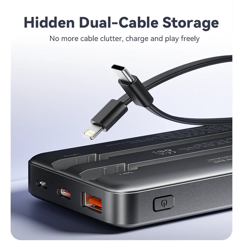 KUULAA powerbank 10000mAh powerbank 22.5W Portable Charger Fast Charging external battery power bank For iPhone 16 15 14 Xiaomi