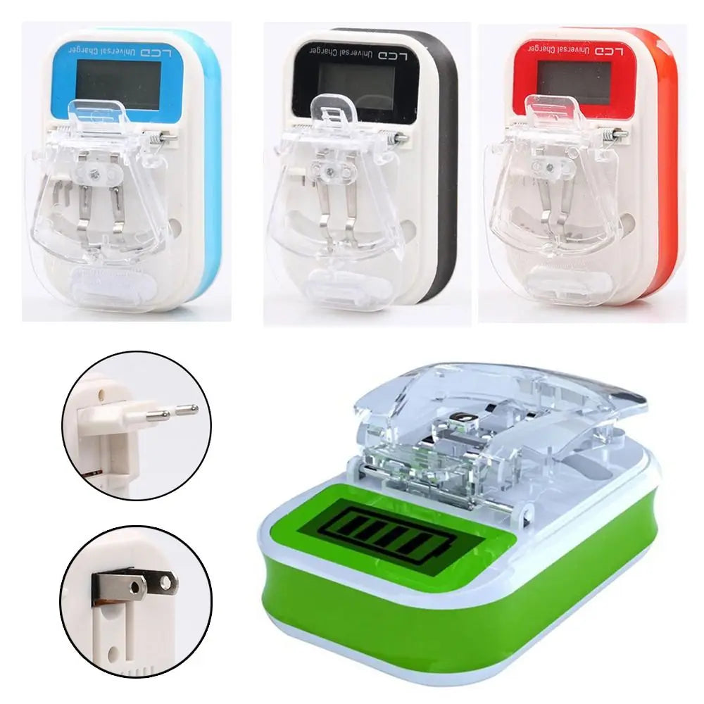 Phone Battery Portable with LCD Indicator Screen Phone Accessories USB Adapter Battery Charger Universal Charger Charging Dock